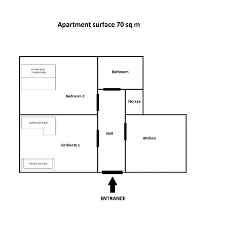 דירה 2 Bedroom In Heart Of Kazimierz District קרקוב